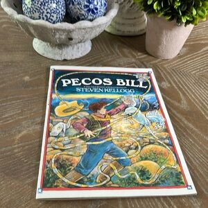 American Classic Children Storybook Steven Kellogg Pecos Bill Western Cowboy
